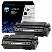 Q7551XD Картридж HP 51X лазерный увеличенной емкости упаковка 2 шт (2*13000 стр)	