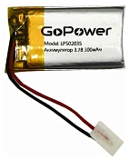 GOPOWER LP502035 3.7V 300mAh Li-Pol 