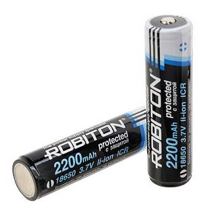 ROBITON 18650 2200mAh с защитой PK1