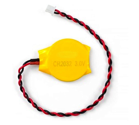 GOPOWER CR2032 для BIOS, Батарейка с коннектором 1.25мм, 8-10см провод
